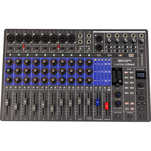 LiveTrak L12next 12-Channel Digital Mixer & Multitrack Recorder