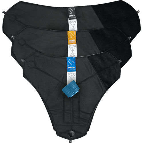 Set of 3 Y-Wraps (Black, Small/Medium/Large)