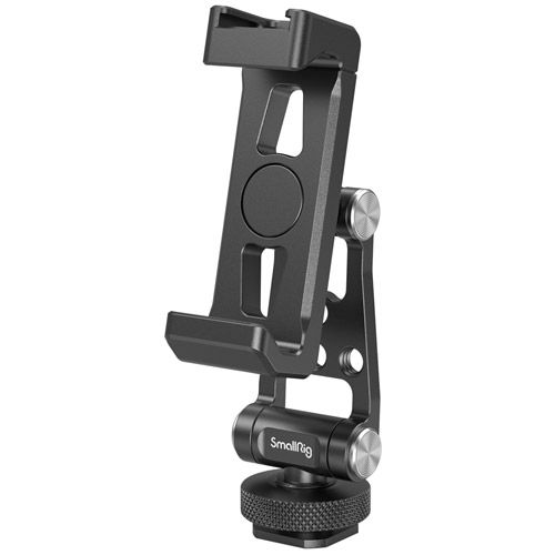 Metal Smartphone Holder with Cold Shoe Mount