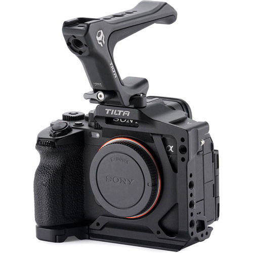 Half Camera Cage for Sony Alpha 7 V Lightweight Kit - Black
