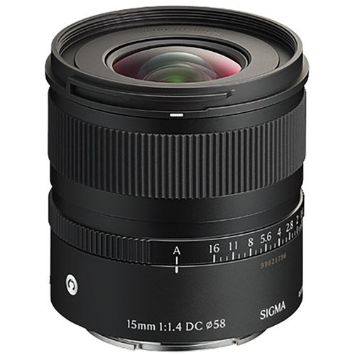 15mm f/1.4 DC Contemporary Lens for E Mount
