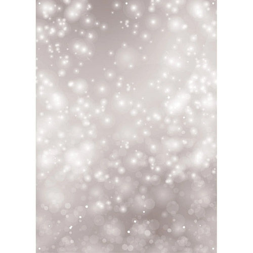 Bokeh Art Canvas Backdrop with Grommets Bokeh Art (5' x 7') - Gray