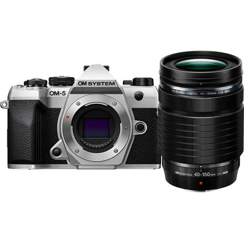 OM-5 Mark II Mirrorless Body, Silver w/ M.Zuiko Digital ED 40-150mm f/4.0 PRO Lens