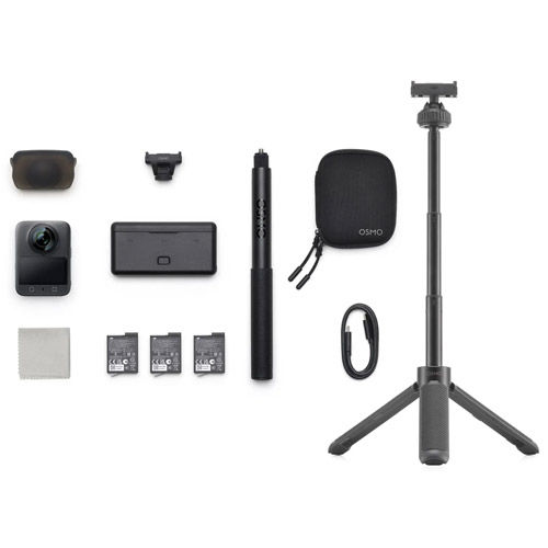Osmo 360 Action Camera Adventure Combo with mini extension rod