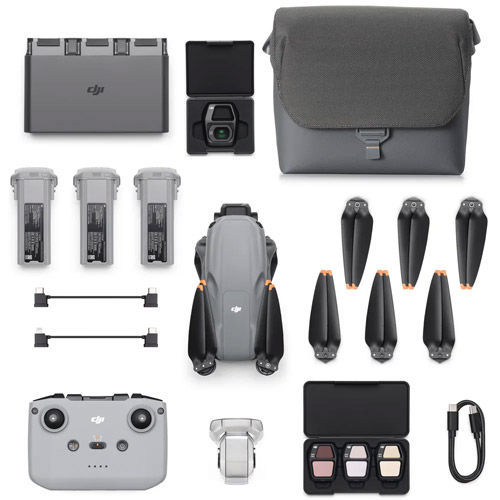 Air 3S Fly More Combo with RC-N3 Remote Controller with Bonus Wide Angle Lens