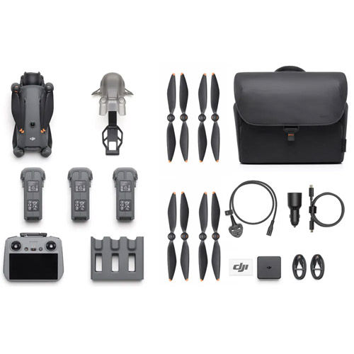 Mavic 4 Pro Fly More Combo with RC 2 Remote with Bonus Car Charger