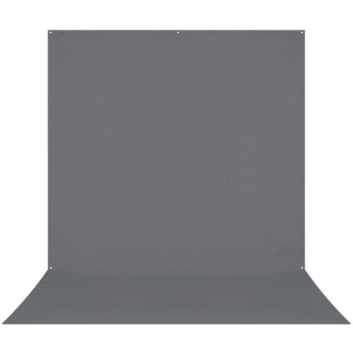 8 x 13' X-Drop Pro Wrinkle-Resistant Backdrop Neutral Gray Sweep