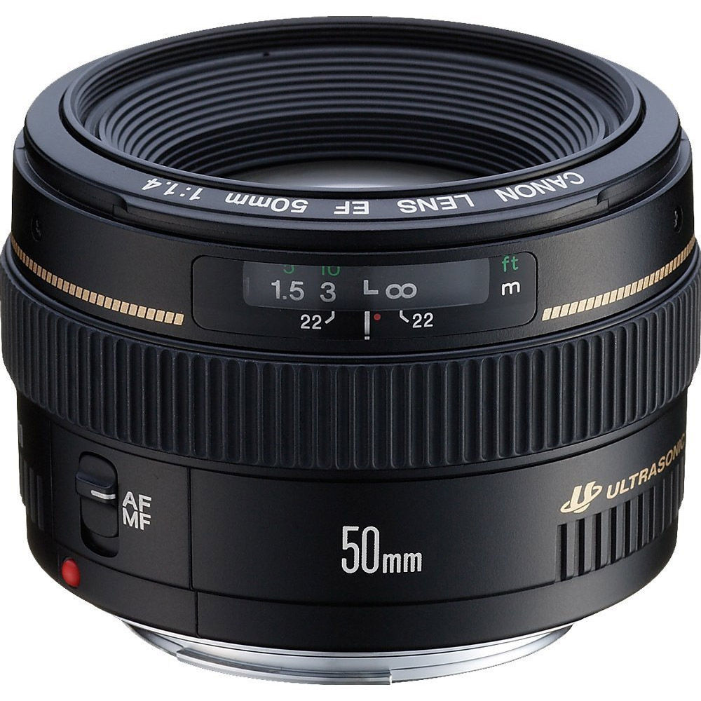 Canon EF 50mm f/1.4 USM Lens 2515A003 Full-Frame Fixed Focal 