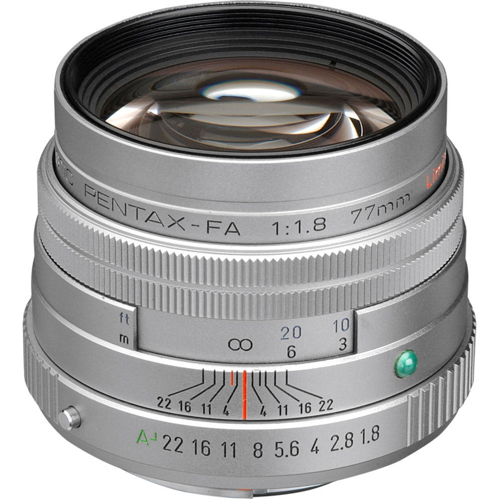 Pentax smc FA 77mm f/1.8 - Silver 27970 Full-Frame Fixed Focal