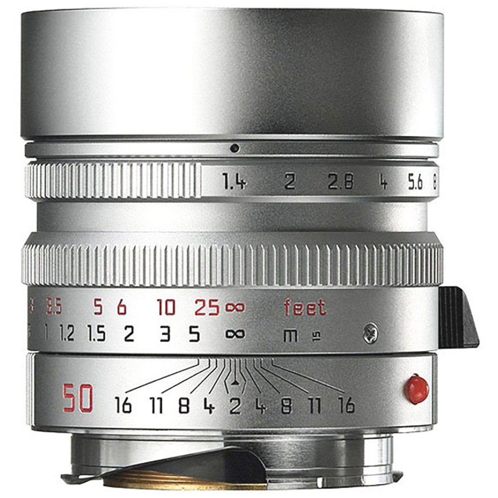 Leica 50mm f/1.4 ASPH Summilux-M Silver Chrome Lens