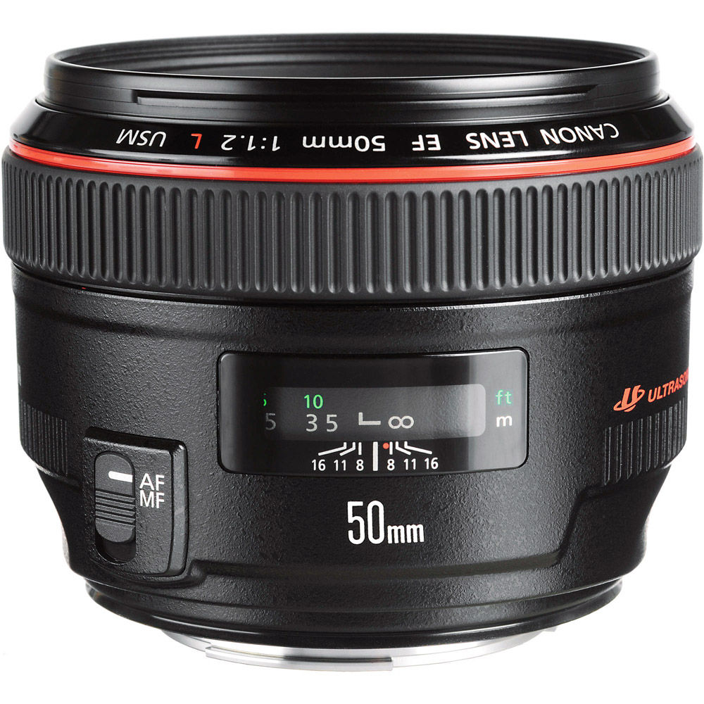 Canon EF 50mm f/1.2L USM 1257B002 Full-Frame Fixed Focal