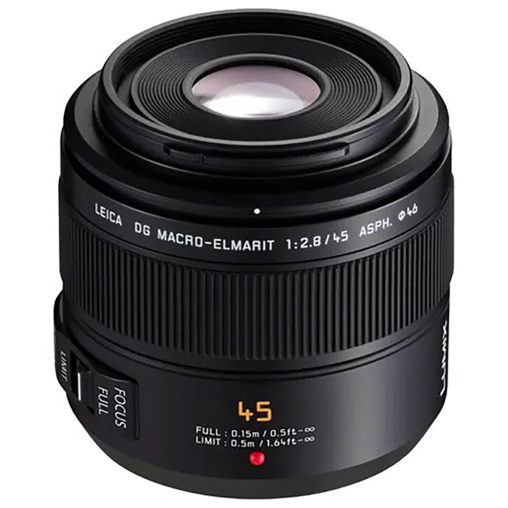 Panasonic Leica DG Macro-Elmarit 45mm f/2.8 Mega OIS Lens HES045