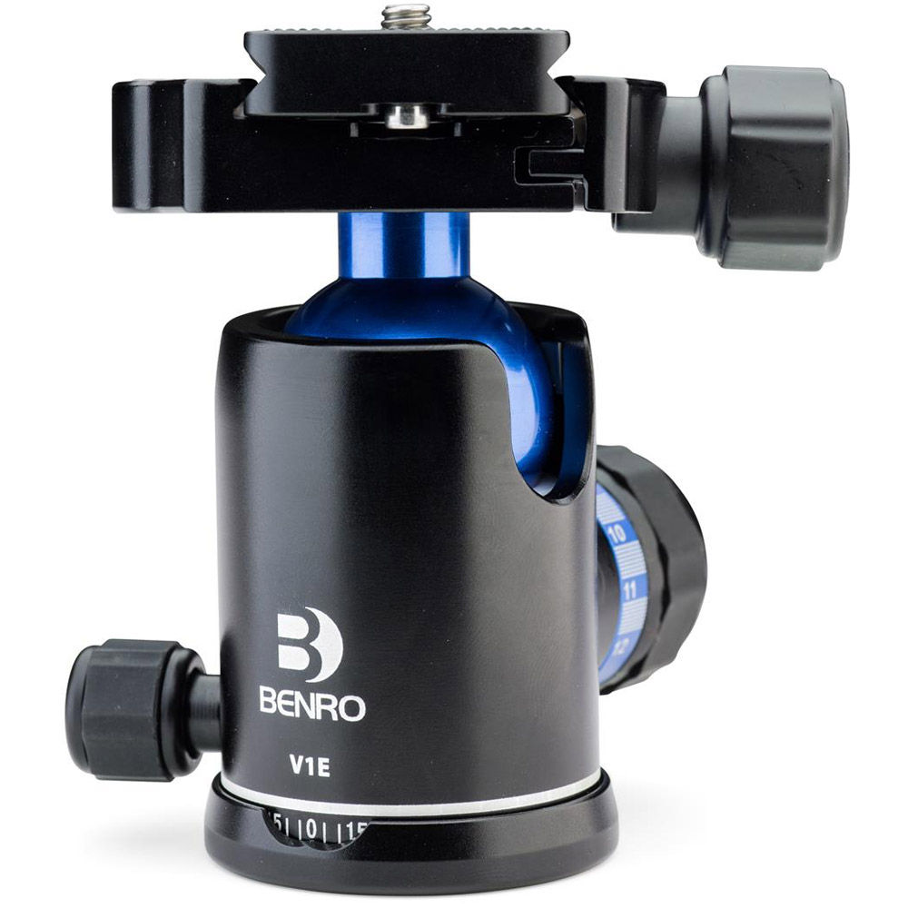 Benro V1E Ball Head ArcaSwiss Style 22 lb Capacity Photo Tripod Ball