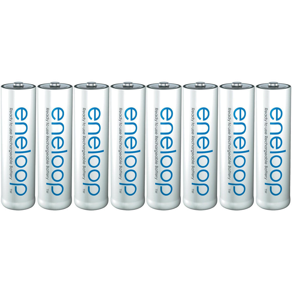 Panasonic eneloop AA Rechargeable Ni-MH Batteries (2000mAh, 8-Pack