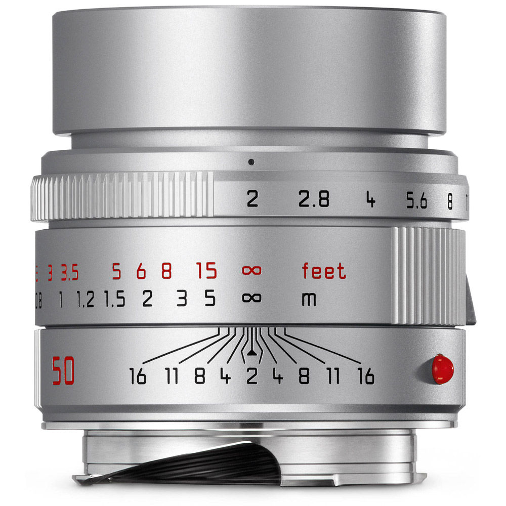 Leica 50mm f/2.0 ASPH APO-Summicron-M Silver Lens (E39 