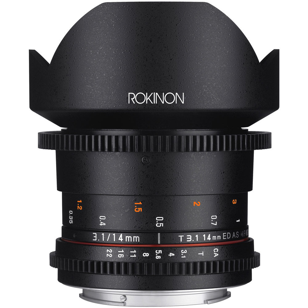 Rokinon DS 14mm T3.1 Cine Lens for Canon EF DS14M-C