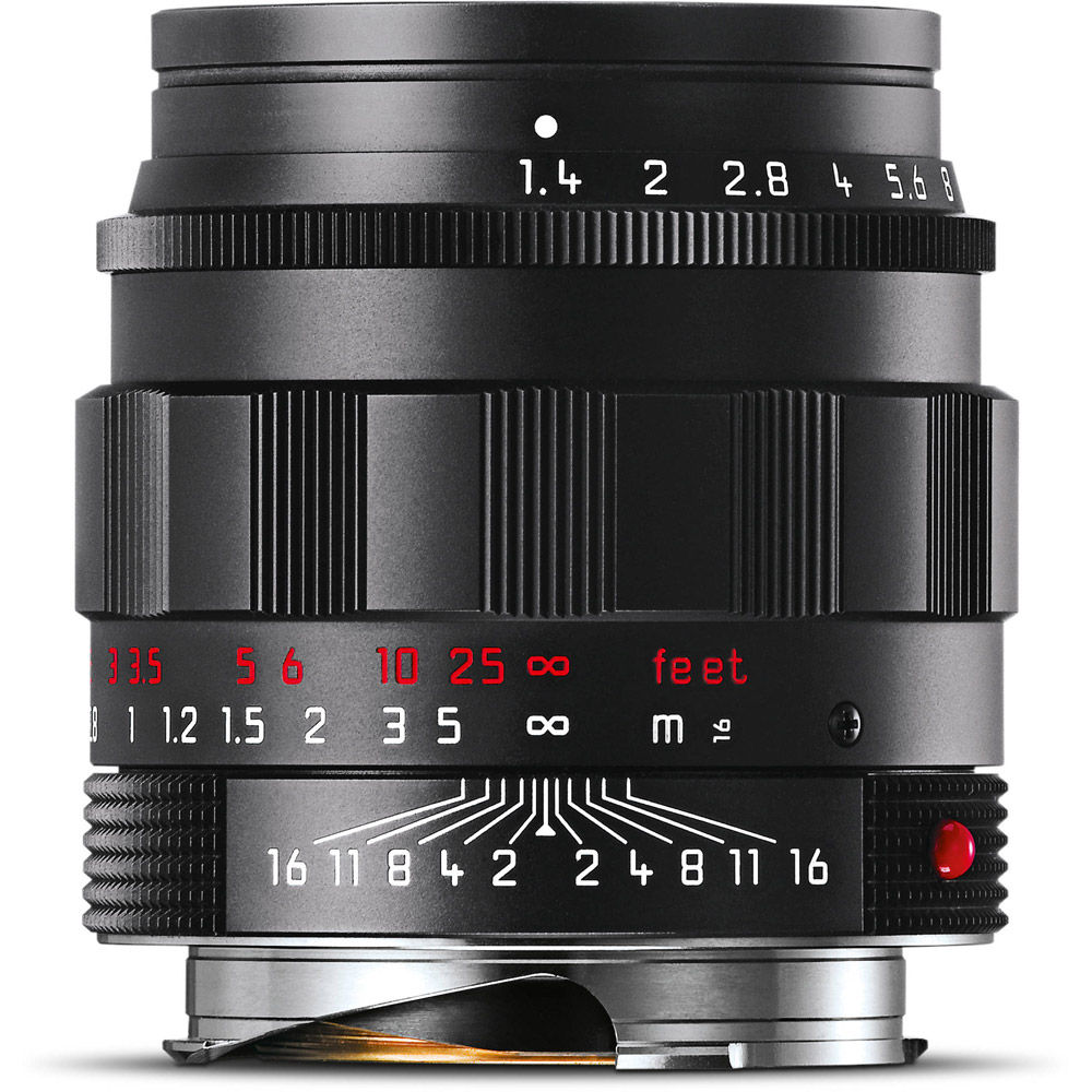 Leica 50mm f/1.4 ASPH Summilux-M Black Chrome Lens