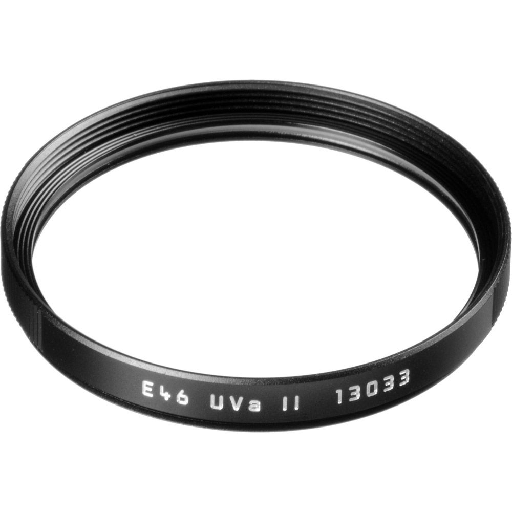 Leica E46 UVa II Filter, Black