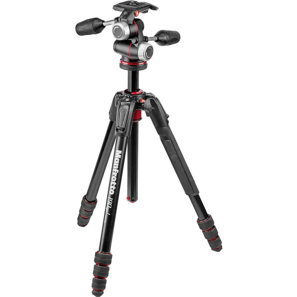 Manfrotto 190GO! M-SERIES ALUMINUM TRIPOD + + MHXPRO-3W 3-WAY HEAD