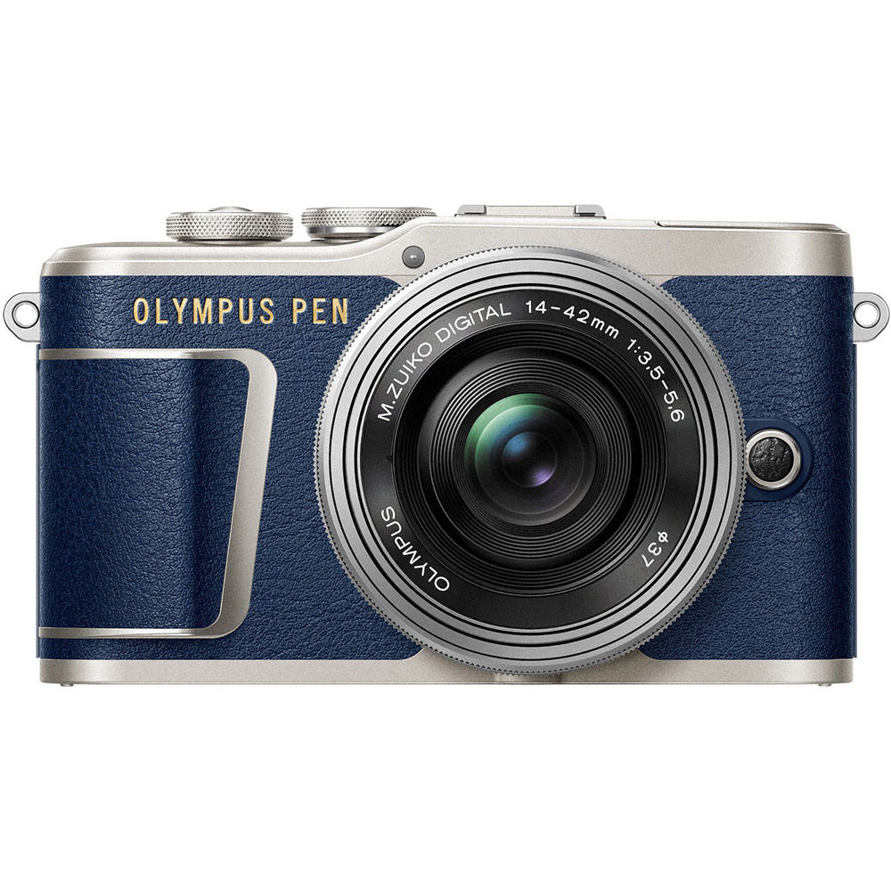 Olympus PEN E-PL9 Denim Blue Kit w/ 14-42mm EZ Lens (inc. Bag, 16GB