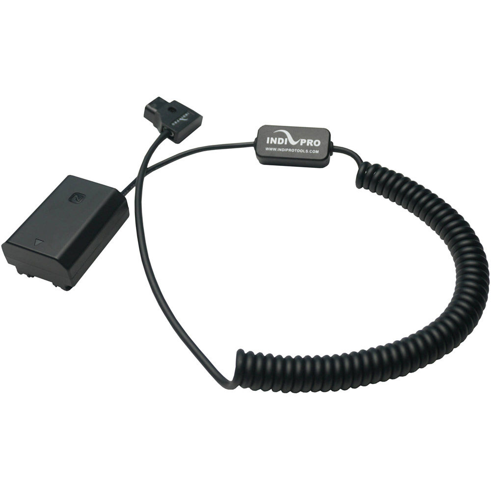 IndiPro Coiled D-Tap to Sony a7 III (NP-FZ100) Type Dummy DTSA73
