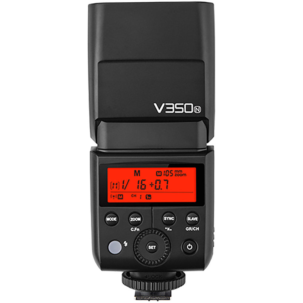 Godox V350 Li-Ion TTL Flash - Nikon V350N Camera Mounted Flash 