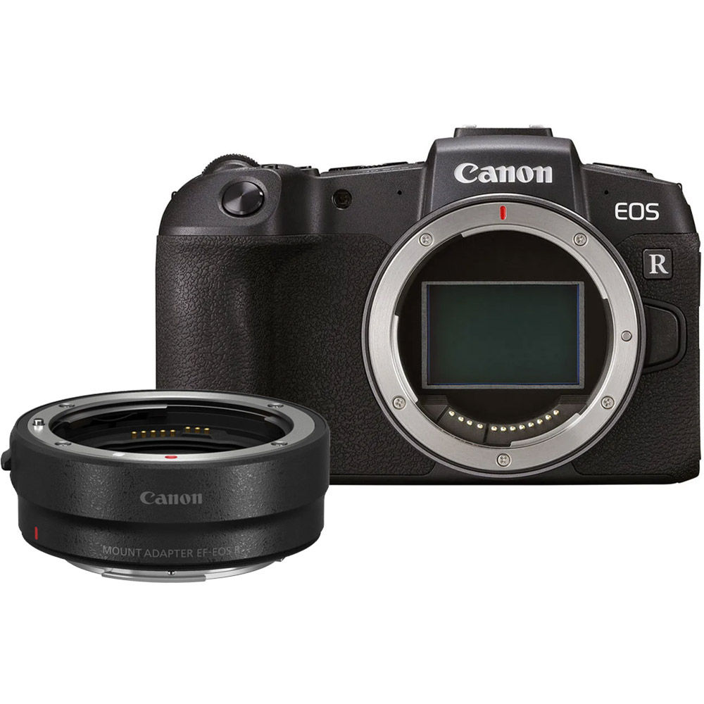 Canon EOS RP Full Frame Mirrorless Camera Body with EF-EOSR Adapter