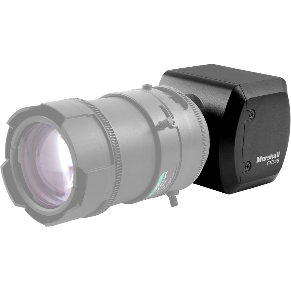 Marshall Electronics CV346 Compact HD Camera (HDMI, 3G/HDSDI) with Changeable Lens, RS485