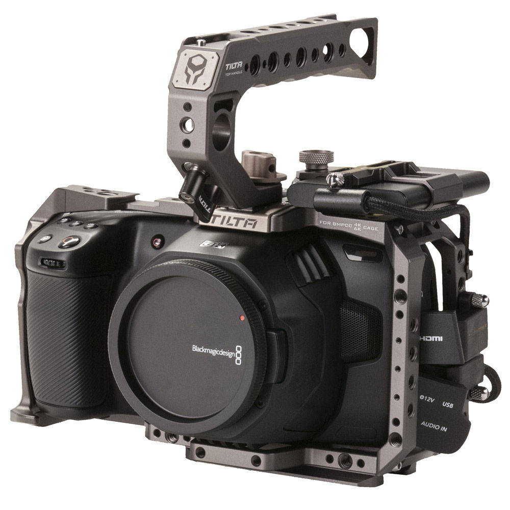 blackmagic cinma camera 4k tiltaケース Tilta Basic Camera Cage Kit for BMPCC 4K/6K - Tilta Gray TA