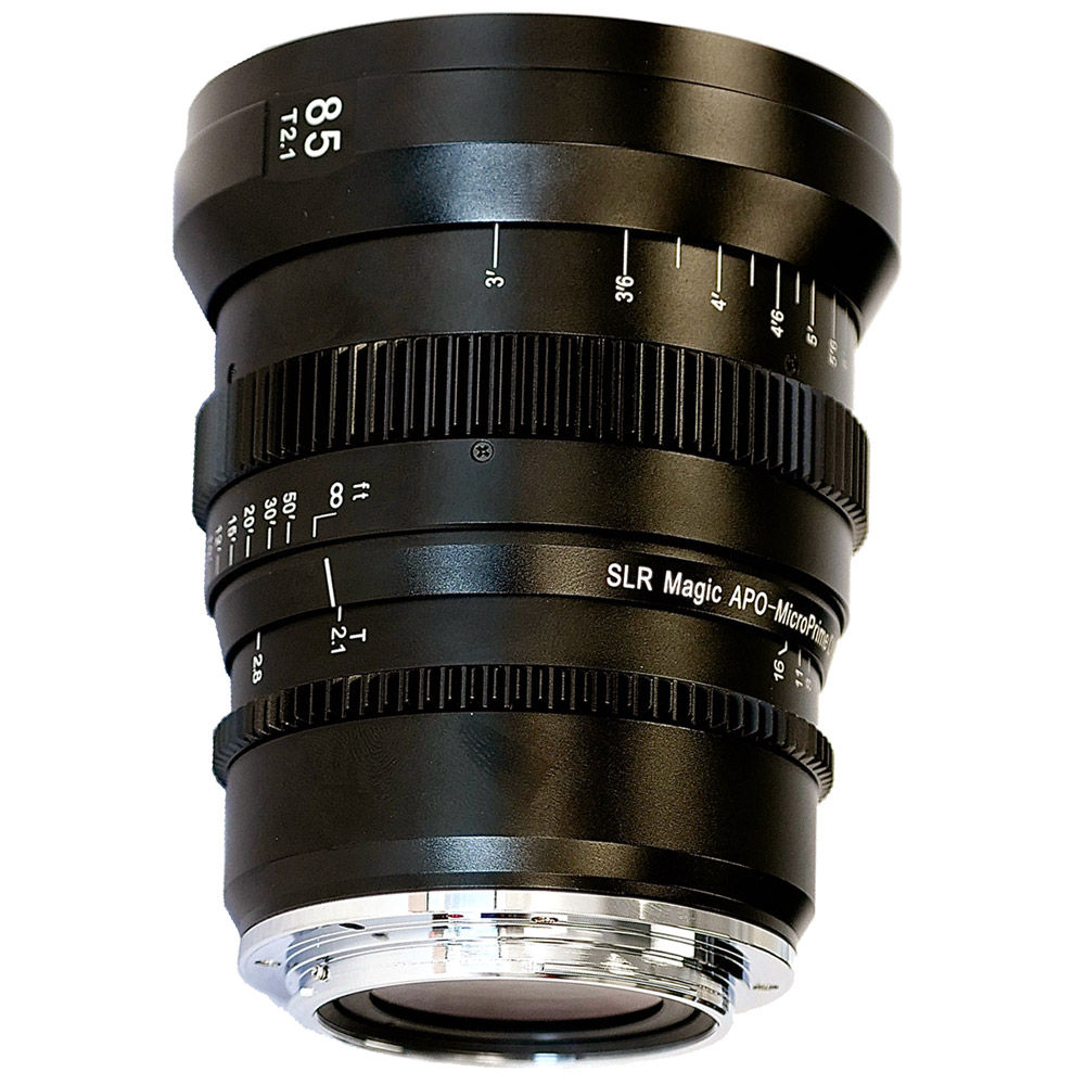 SLR Magic 85mm T/2.1 APO-MicroPrime Cine Lens for EF MountUsed SLR
