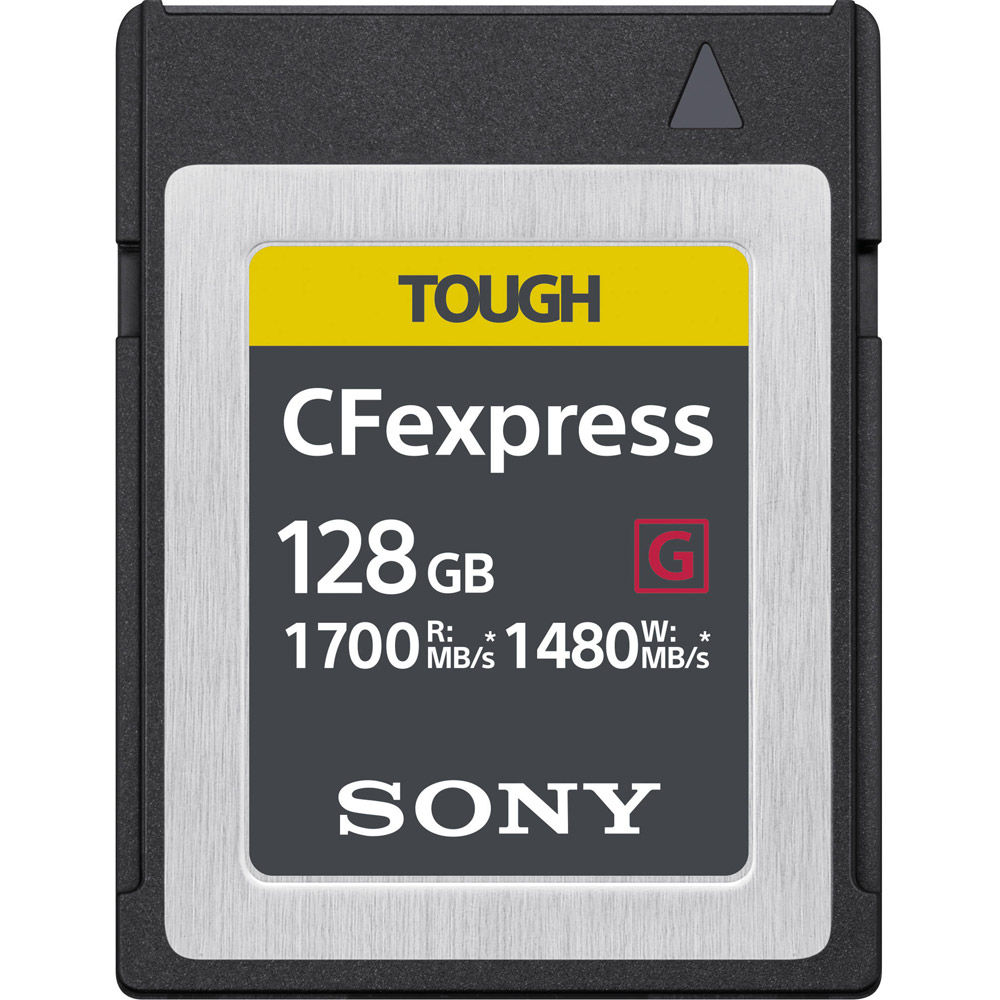 Sony 128GB CFexpress Type B Card, 1700MB/s read & 1480MB/s write speeds