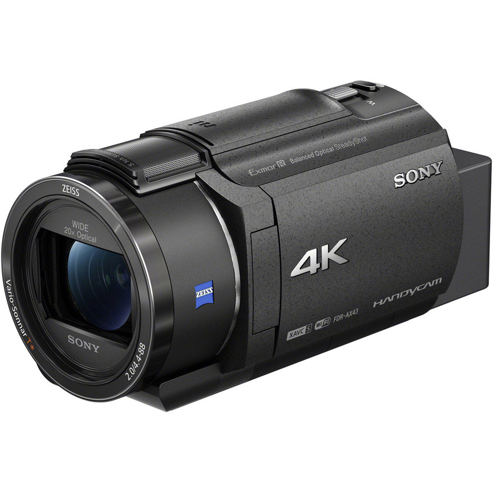 Sony AX43 4K Handycam with Exmor R CMOS Sensor FDRAX43/B Pro Camcorders