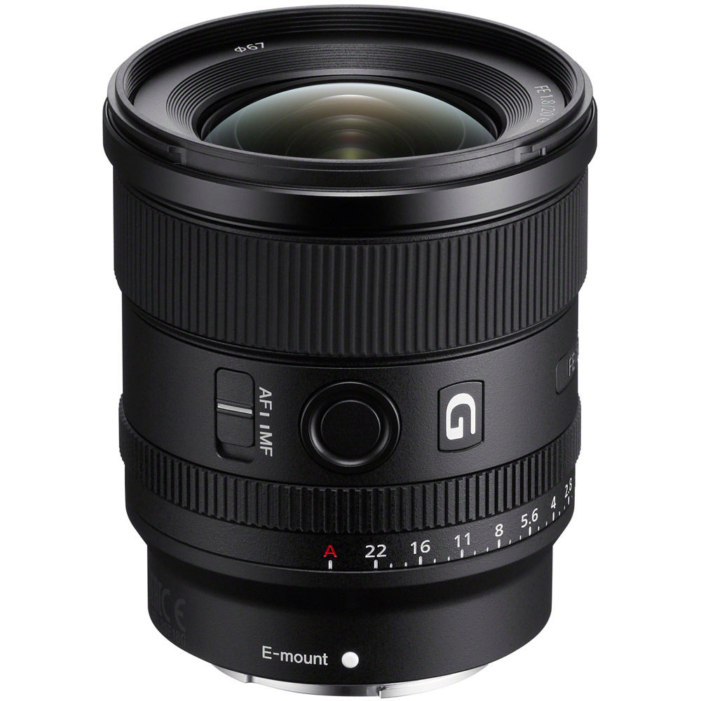 Sony SEL FE 20mm f/1.8 G E-Mount Lens SEL20F18G Full-Frame