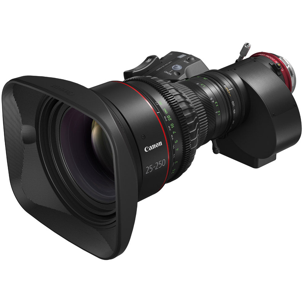 Canon CINE-SERVO 25-250mm T2.95 Cinema Zoom Lens (PL Mount)