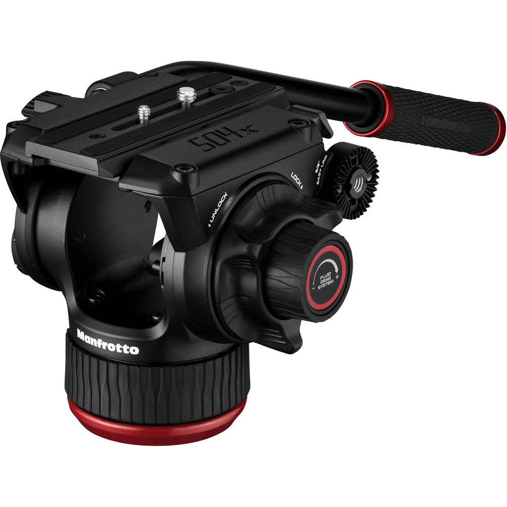 Manfrotto 504X Pro Fluid Video Head w/ Flat Base MVH504XAH Tripod