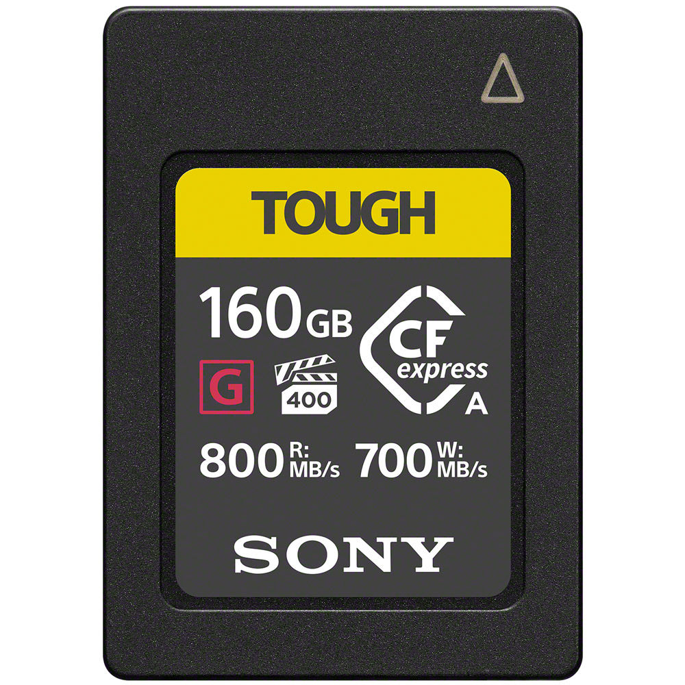 Sony 160GB CFexpress Type A Card, 800MB/s read & 700MB/s write speeds