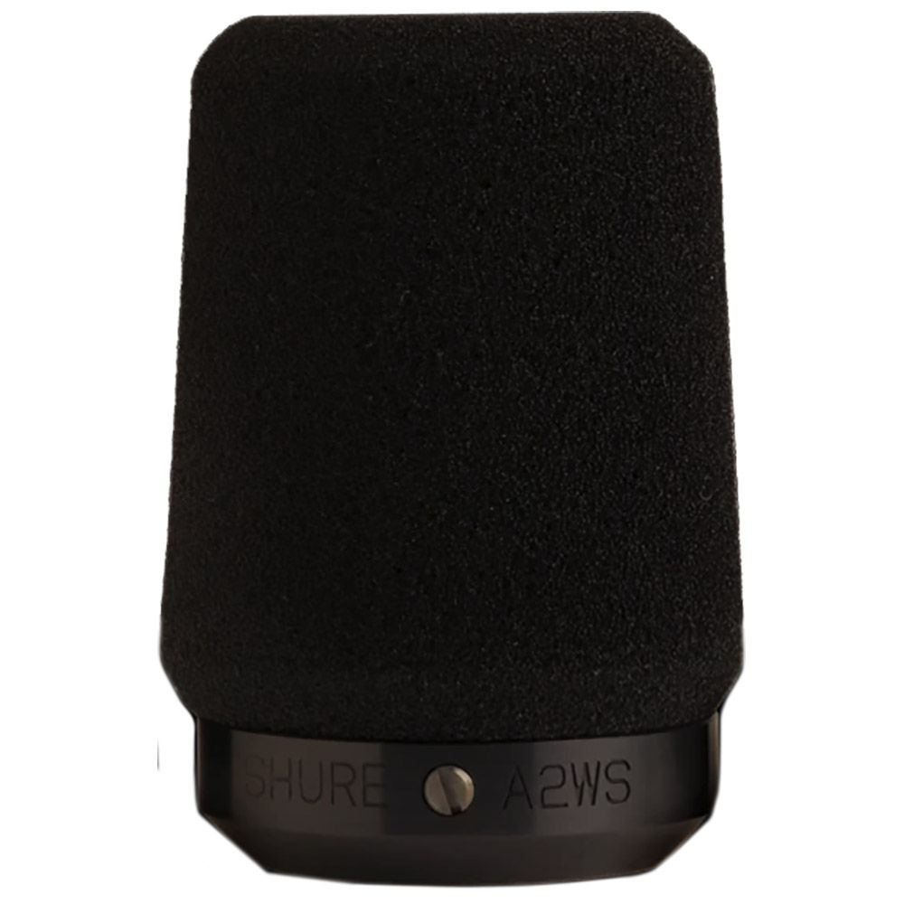 Shure A2WS-BK Locking Black Foam Windscreen for SM57 & 545
