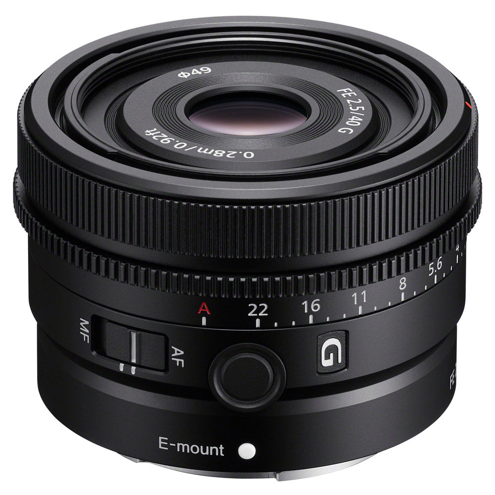 Sony SEL FE 40mm f/2.5 G E-Mount Lens SEL40F25G Full-Frame 