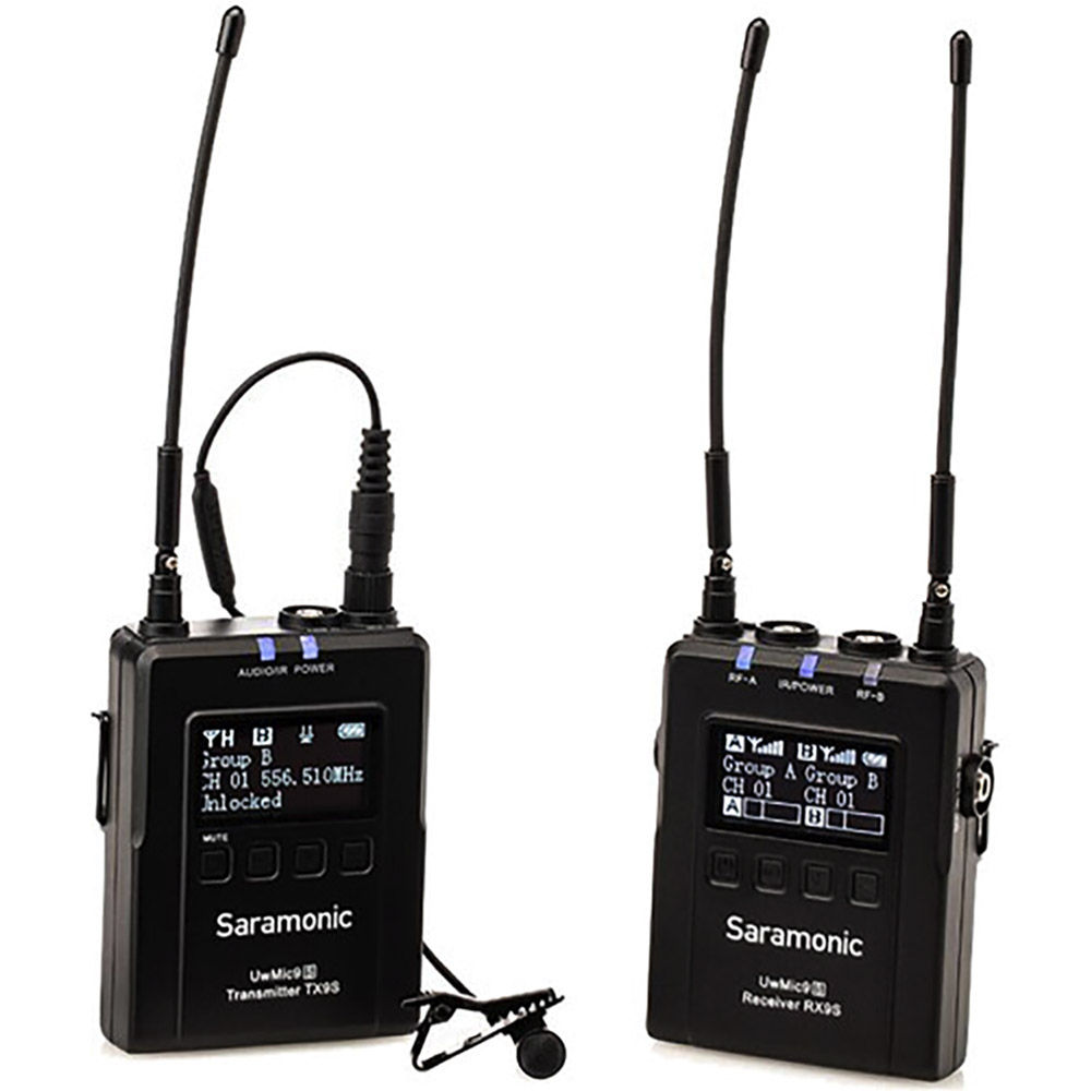 Saramonic UwMic9S Kit1 (TX9s + RX9s) UHF Wireless Microphone
