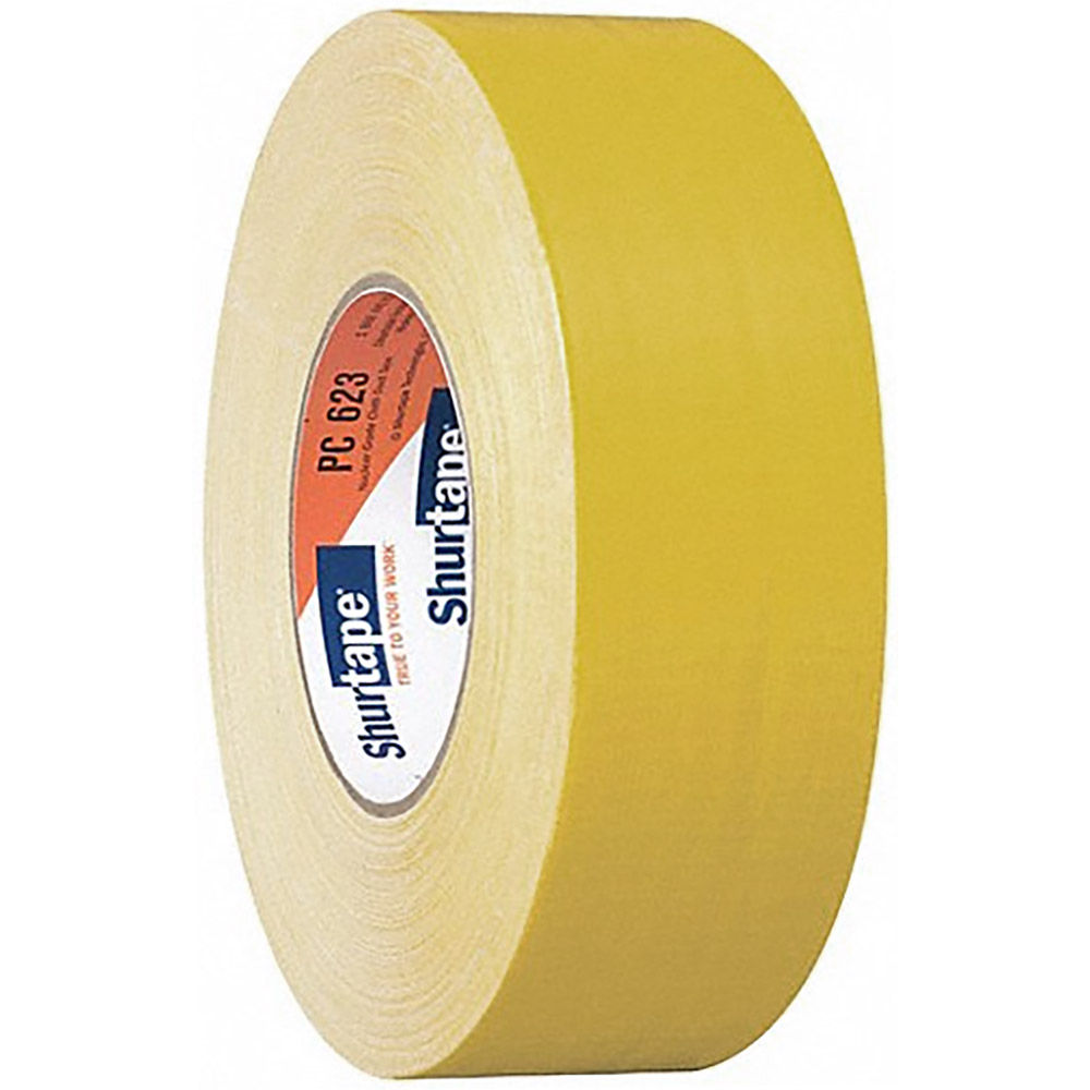 Shurtape P-628 48mm x 50m Gaffer Tape - Yellow 181717 Gaffer Tape ...