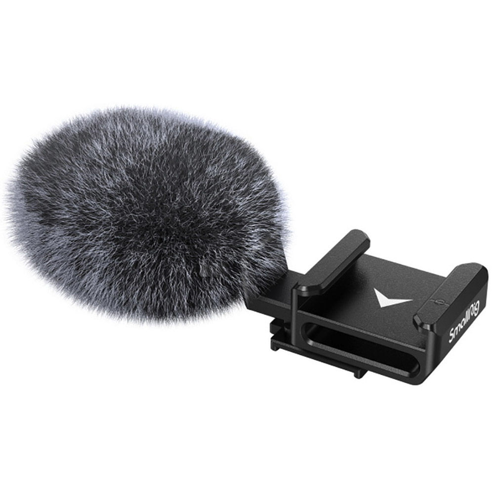 SmallRig Cold Shoe Adapter w/Windshield for Sony ZV-E10 and ZV-1