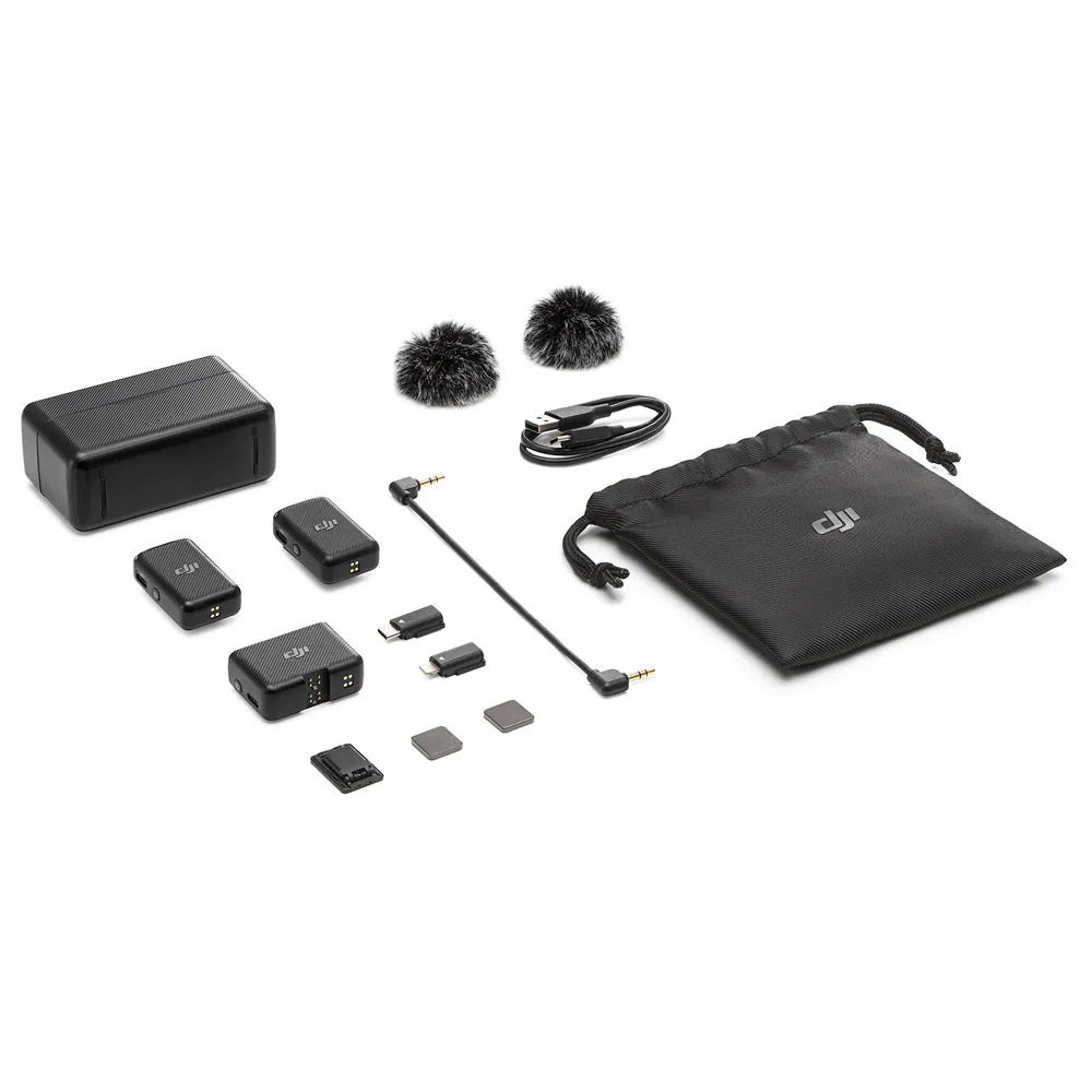 Rent a DJI Mic - 2 Wireless DJI Mics, 1 Receiver and 2 Shure Lavs, Best  Prices