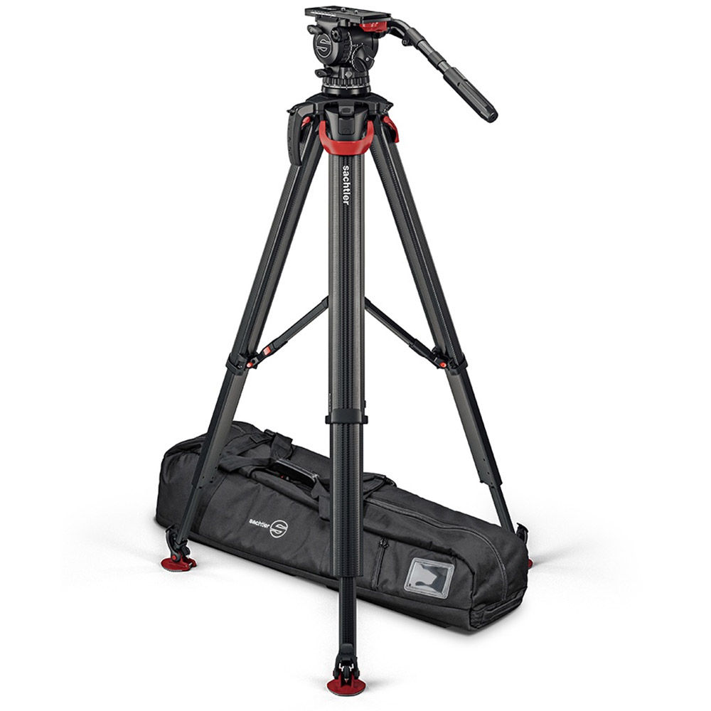 Sachtler Aktiv14T System with Flowtech100 MS Tripod, and Padded