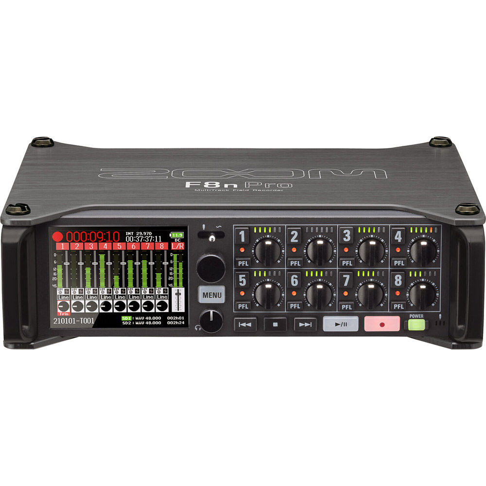 Zoom F8nPRO MultiTrack Field Recorder with 32-BIT Float Recording