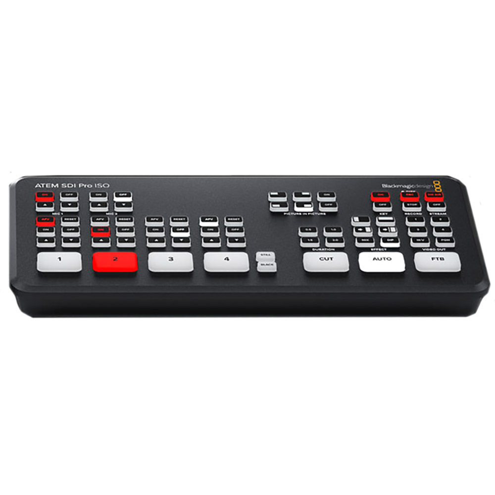ATEM SDI Pro ISO スイッチャー Blackmagic Design ATEM SDI Pro ISO Live Stream Switcher