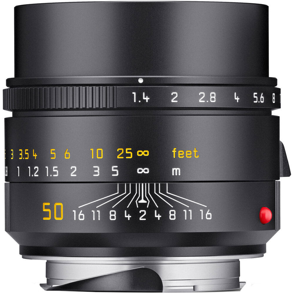 Leica 50mm f/1.4 ASPH Summilux-M Black Lens (2023 Version)