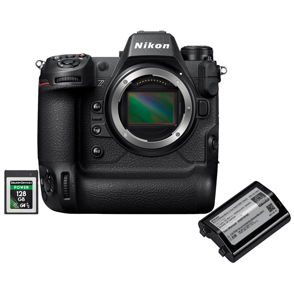 Nikon Z9 Mirrorless Body w/ 128GB CFexpress Card & EN-EL18D
