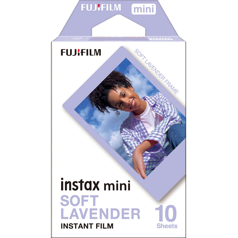 Fujifilm Instax Mini Film - Soft Lavender (10 Exposures) 600023580