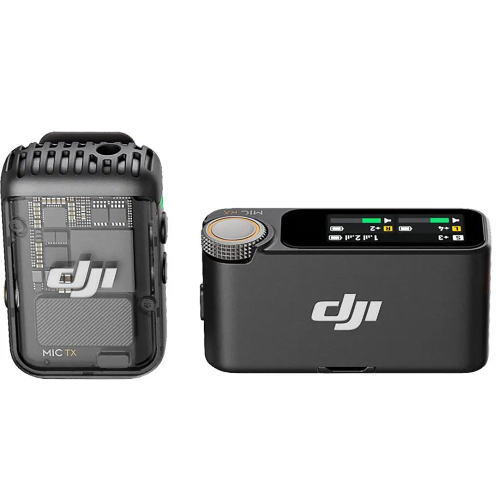 DJI Wireless Mic System Wireless Lavalier Microphone System With 2 Clip-on  Transmitters And Receiver