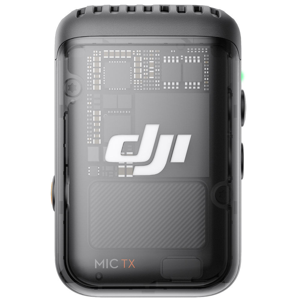 DJI Mic 2 (2 TX + 1 RX + Charging Case), All-in-one Wireless Microphone,  Intelligent Noise Cancelling, for iPhone, Android, Camera Bundle with, 2x